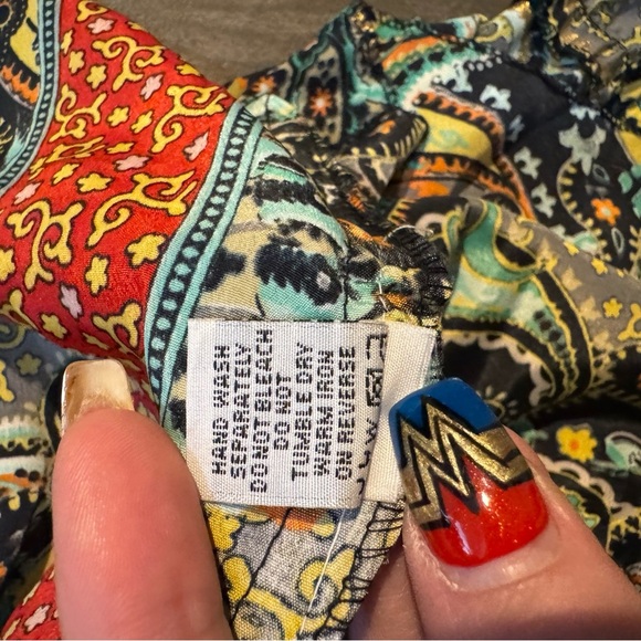 Anthropologie Me 2 Magic Multicolor Boho Patterned Fabric - Picture 9 of 11